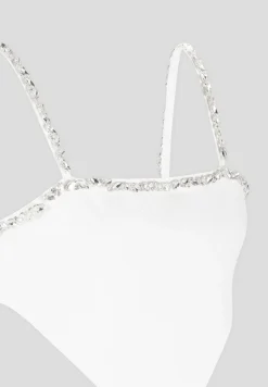 Embellished Strap Handkerchief Top