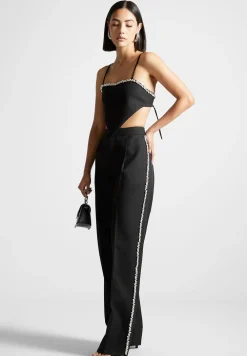 Embellished Tailored Trousers