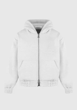 Eternel 420Gsm Eiffel Embossed Zip Hoodie
