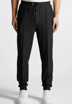 Eternel Neoprene Tapered Fit Pintuck Joggers
