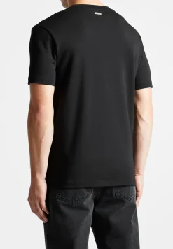 Eternel Slim Fit Cotton T-Shirt With Pintuck