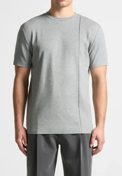 Eternel Slim Fit Cotton T-Shirt With Pintuck