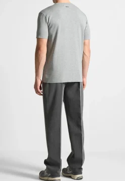 Eternel Slim Fit Cotton T-Shirt With Pintuck