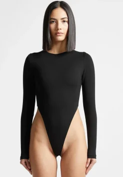 Eternelle High Leg Long Sleeve Bodysuit