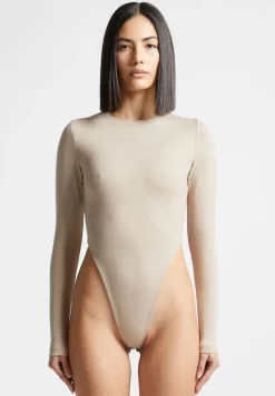 Eternelle High Leg Long Sleeve Bodysuit