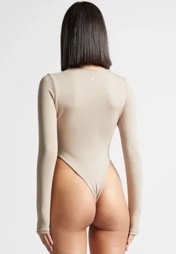 Eternelle High Leg Long Sleeve Bodysuit