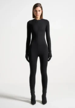 Eternelle Long Sleeve Jumpsuit With Gloves