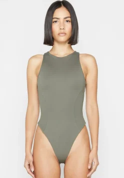 Eternelle Racer Neck Bodysuit