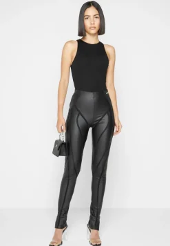 Eternelle Racer Neck Bodysuit