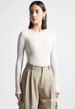 Eternelle Sheer Long Sleeve Bodysuit