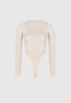 Eternelle Sheer Long Sleeve Bodysuit