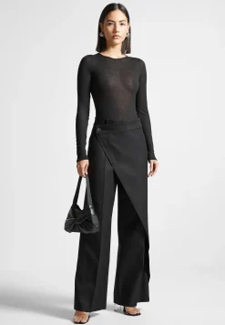 Eternelle Sheer Long Sleeve Bodysuit