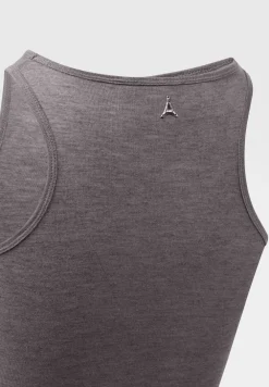 Eternelle Sheer Racer Neck Bodysuit