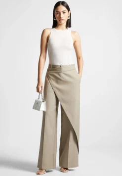 Eternelle Sheer Racer Neck Bodysuit