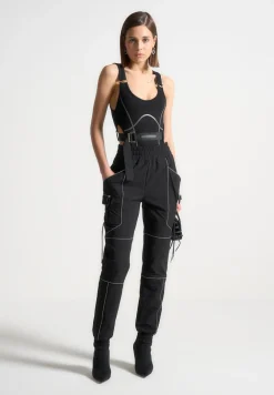 High Leg Reflective Bodysuit