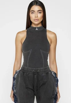 High Neck Racer Bodysuit