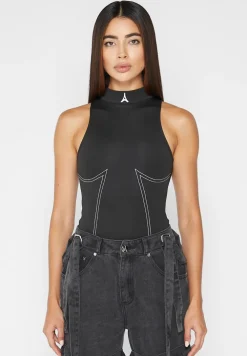 High Neck Racer Bodysuit