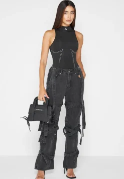 High Neck Racer Bodysuit