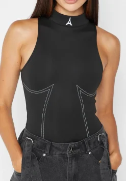 High Neck Racer Bodysuit