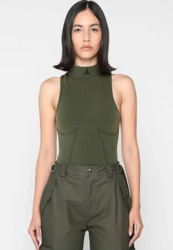 High Neck Racer Bodysuit