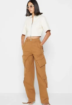 High Waisted Cargo Pants