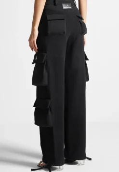 High Waisted Loopback Cargo Pants