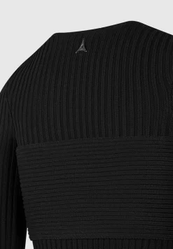 3-In-1 Knit Overlay Bandeau Cardigan