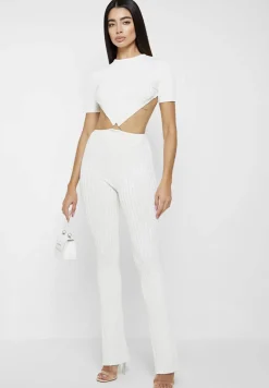 Knitted Backless Jumpsuit