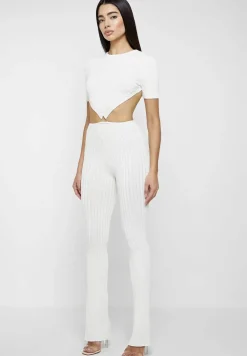 Knitted Backless Jumpsuit