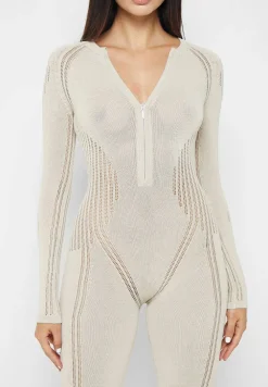 Knitted Contour Jumpsuit