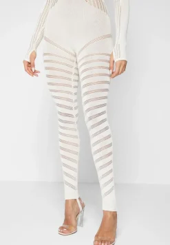 Knitted Contour Jumpsuit With Sleeves