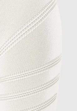 Knitted Contour Jumpsuit With Sleeves