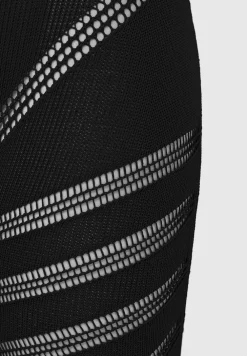 Knitted Contour Jumpsuit With Sleeves