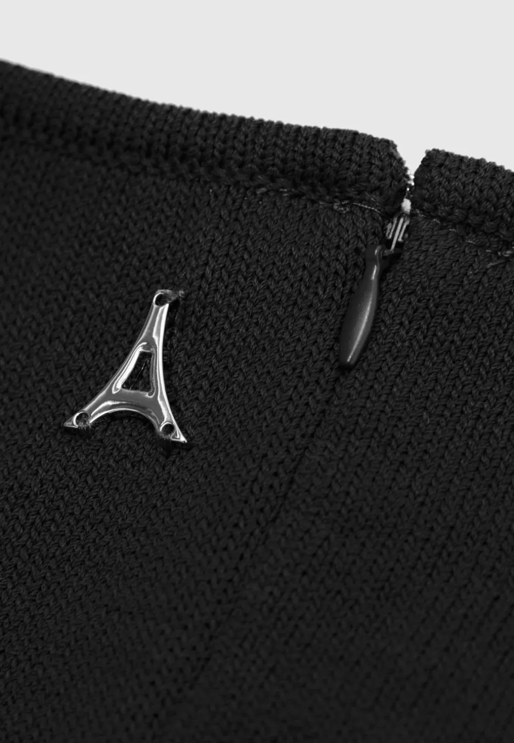 Knitted Contour One Sleeve Playsuit