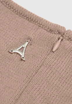 Knitted Contour One Sleeve Playsuit