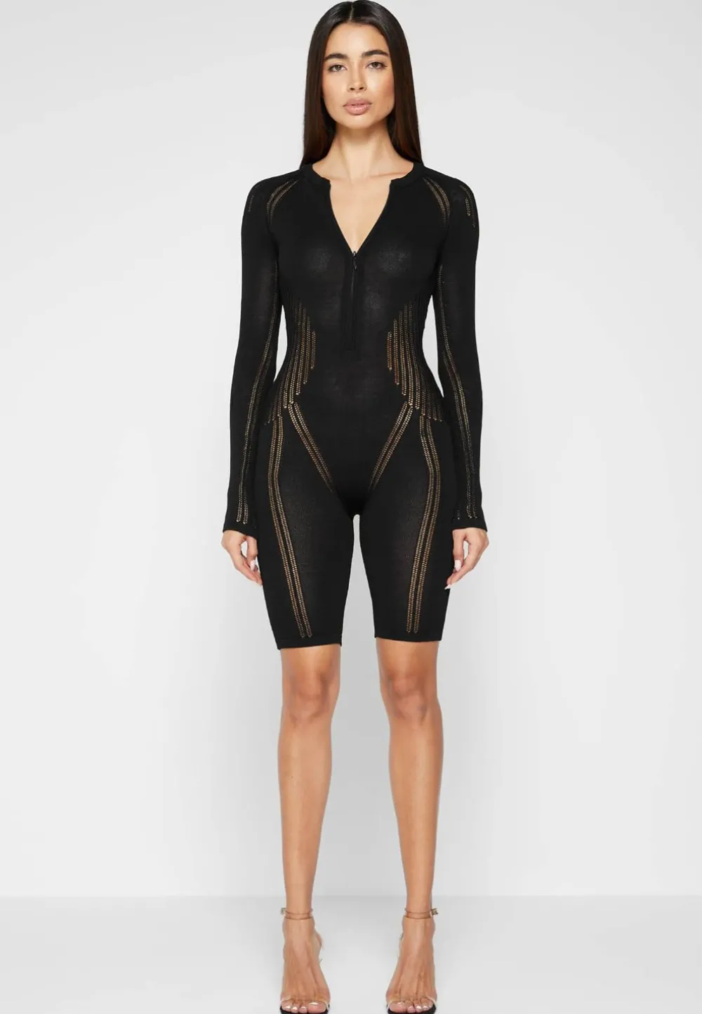 Knitted Contour Playsuit