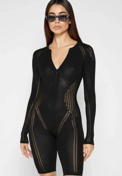 Knitted Contour Playsuit