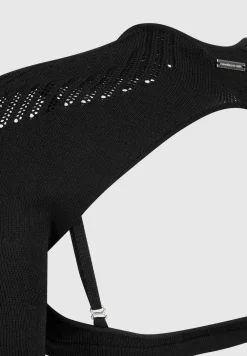 Knitted Sleeve Overlay With Bralette