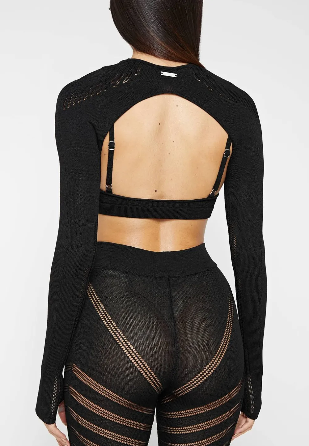 Knitted Sleeve Overlay With Bralette