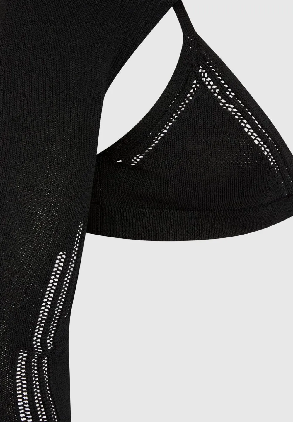 Knitted Sleeve Overlay With Bralette