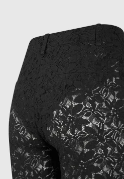 Lace Fit And Flare Trousers