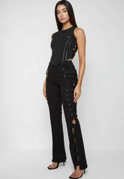 Lace Up Trousers