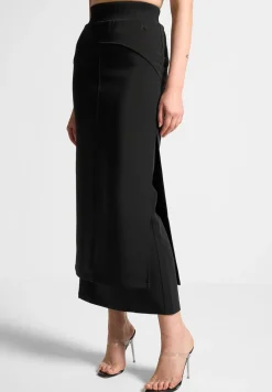 Layered Midaxi Skirt