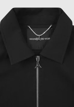 Leather Panelled Varsity Jacket