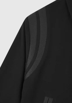 Leather Panelled Varsity Jacket