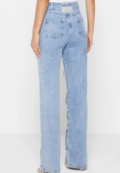 Line Art Boyfriend Jeans