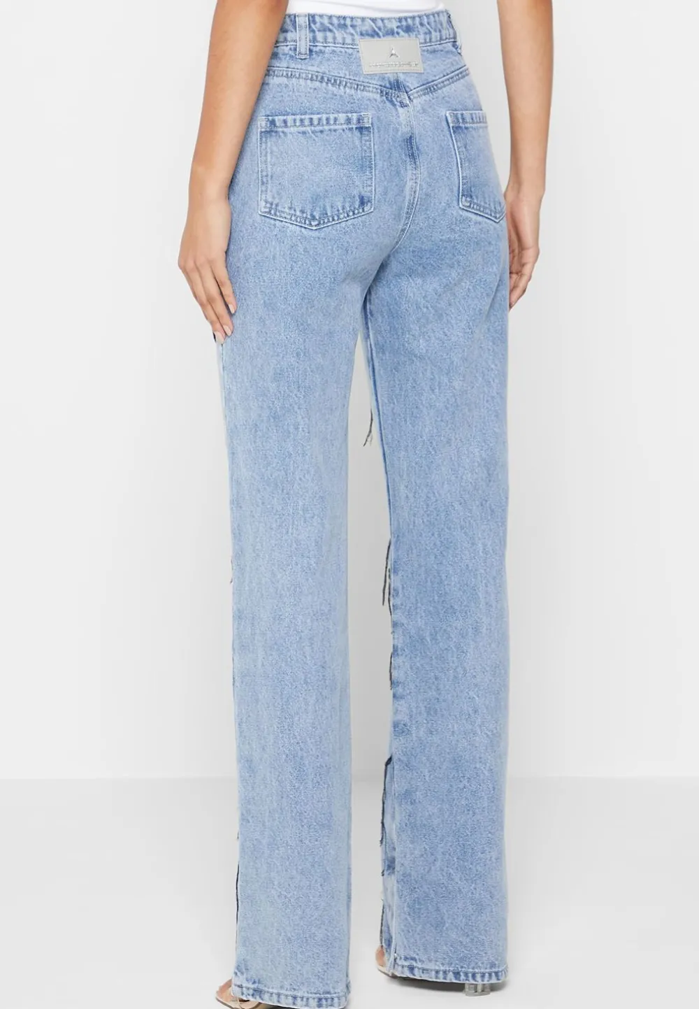 Line Art Boyfriend Jeans