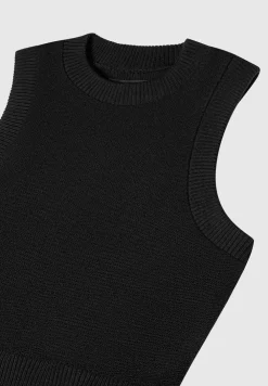 Loopback Racer Crop Top