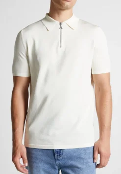 Luxe Polo Top With Zip