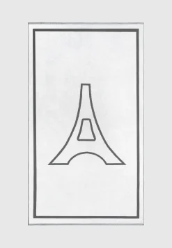 Maniere De Voir Reversible Eiffel Towel /White